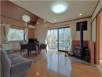 LDの西側角よりデッキ方向