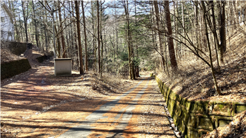 敷地南側前面道路