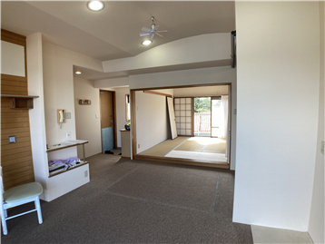 リビングダイニングキッチン／南東側を撮影