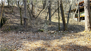 敷地（北西方向を撮影）