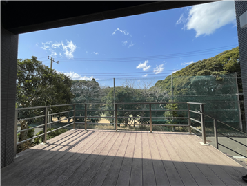 デッキ（西側）からの眺望