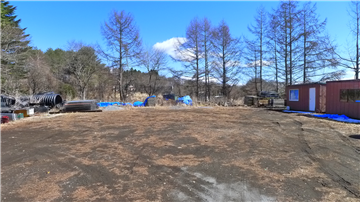 敷地内（北東側を撮影）