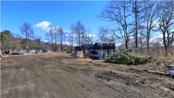 敷地内（北東側を撮影）