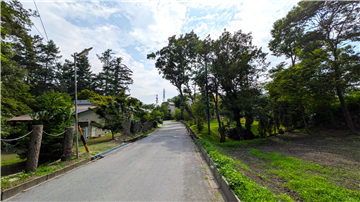 前面道路(南西方向を撮影)