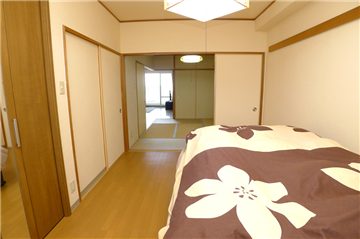 洋室と和室は一体利用可能