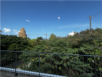 ベランダからの眺望／北西方向を撮影