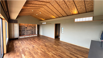 約25.8畳のLDK／キッチン方向から撮影