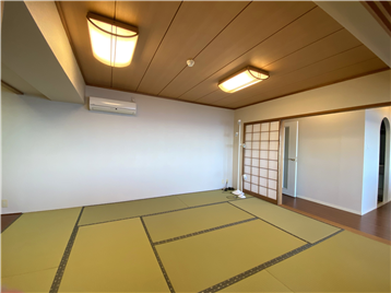 和室（キッチン方向を撮影）