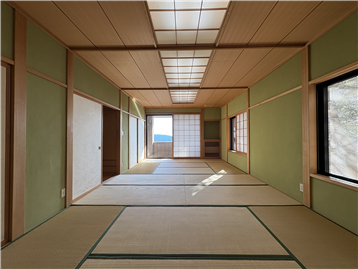 約16.0畳の和室4(南西方向を撮影)