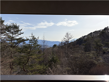 バルコニーからの景観(南西方向を撮影)