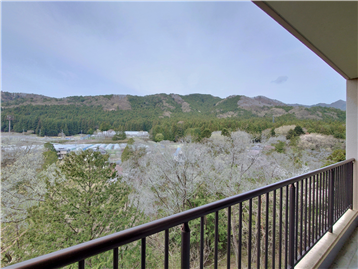 バルコニーより北方向の眺望