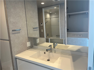 洗面台（ 2023年1月撮影）