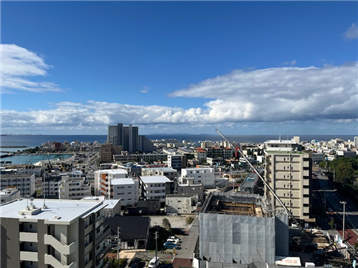 バルコニーからの眺望／南西方向を撮影（ 2023年1月撮影）