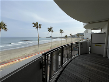 バルコニーからの眺望(南方向を撮影)