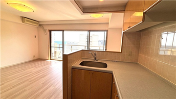 LDK（キッチンから撮影）