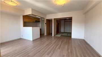 LDK（入口方向を撮影）