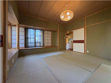 和室２／入口方向を撮影（リフォーム・補修等前）