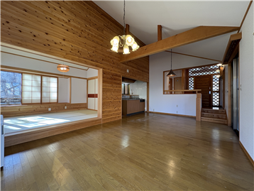 ＬＤＫ／キッチン方向を撮影（リフォーム・補修等前）