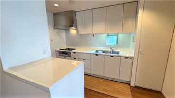 カウンターとキッチン