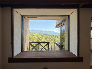 LDKからの景観(南東方向を撮影)※リフォーム・補修等前