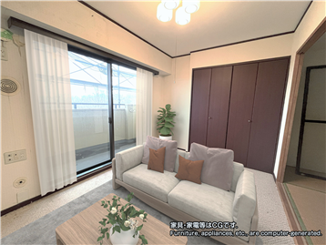 洋室1/大規模修繕工事実施中※家具・家電等はCGです