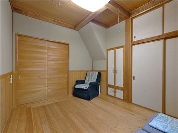 洋室1の北側角より入口方向