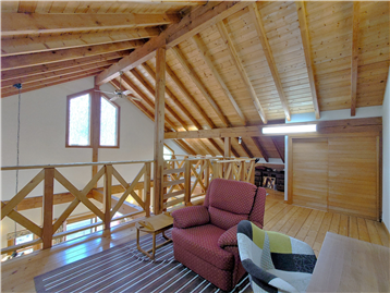 フリースペースを北側角より