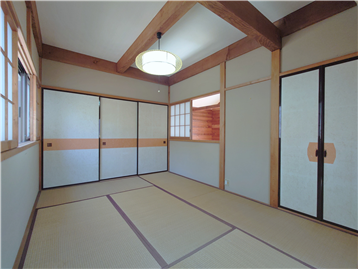 和室2を西側角より