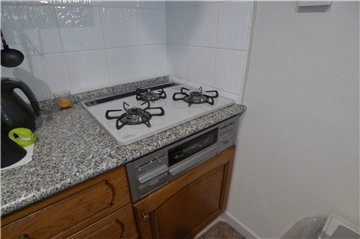 ガスコンロ交換済