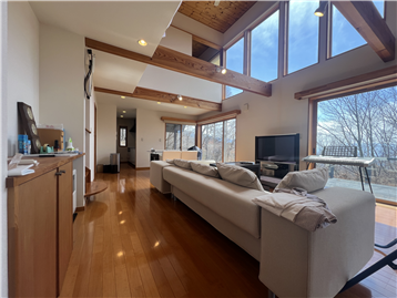 吹抜けのあるＬＤＫ（南東方向を撮影）