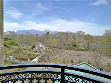 4階外廊下より北西方向の眺望