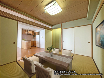 和室/家具・家電等はCGです。