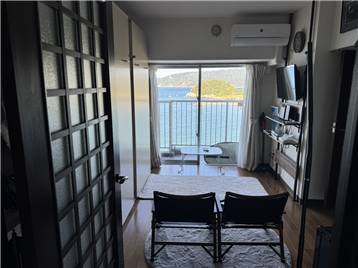 室内からの眺望／北方向を撮影