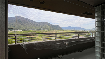 バルコニーからの眺望（南東側を撮影）