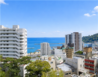 バルコニーからの眺望（南東方向を撮影）