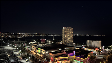 バルコニーからの南西側夜景