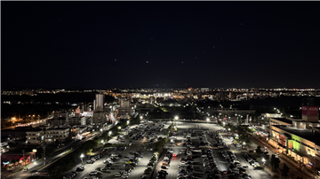 バルコニーからの南東側夜景