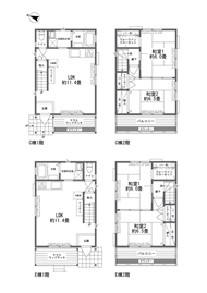 C棟・E棟間取