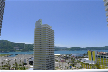 南西側バルコニーから正面に見える眺望