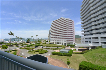 北東バルコニーより北向きに撮影
