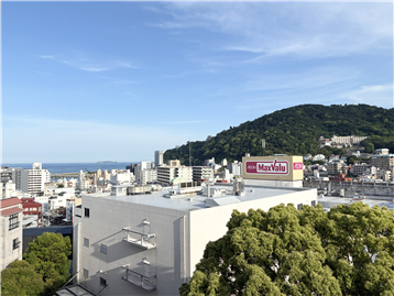 南東側バルコニーからの眺望