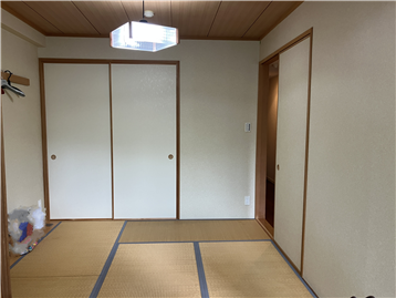 和室(リビングダイニングより撮影)