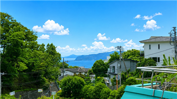 ルーフテラスからの眺望(南方向を撮影)