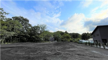 敷地(西方向を撮影)