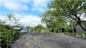 敷地(北東方向を撮影)