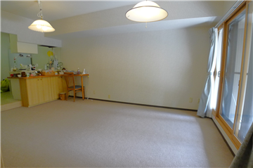LDK/キッチン方向を撮影