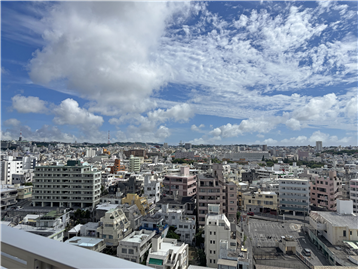 バルコニーから南方向の眺望