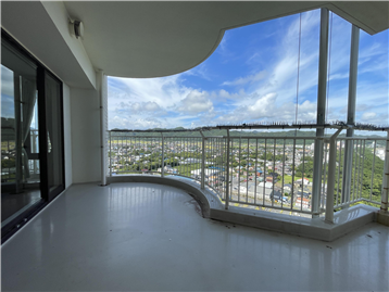 LDK前のバルコニー(南方向より撮影)