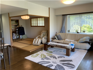 LDKと隣接する和室