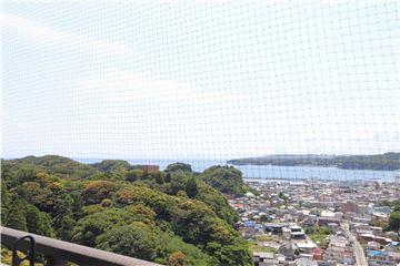 バルコニーから南西方向に太平洋を望みます。